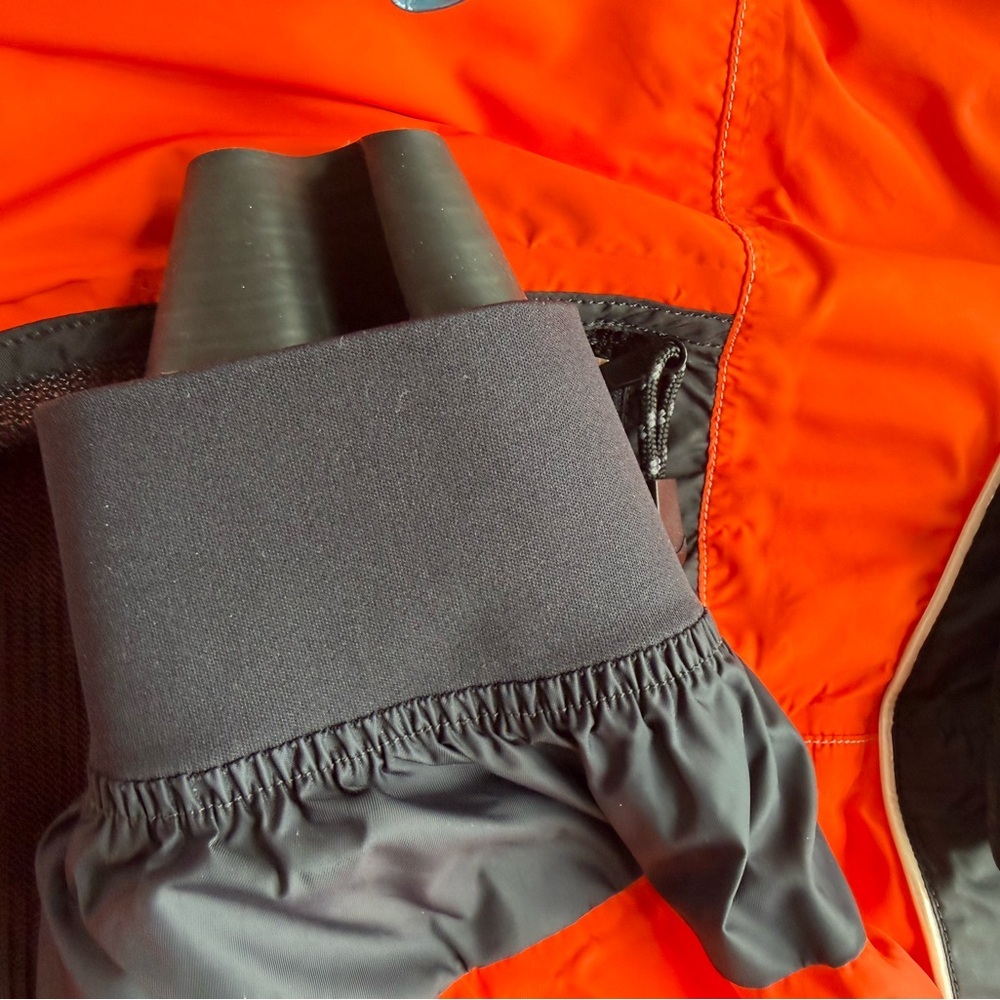 Bomber Gear White water Kayaking Short Sleeve Dry Top Jacket | Orange/ Black - Picture 5 of 7